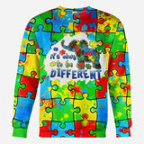 Its Ok To Be Different - Autism Awareness All Over Shirt