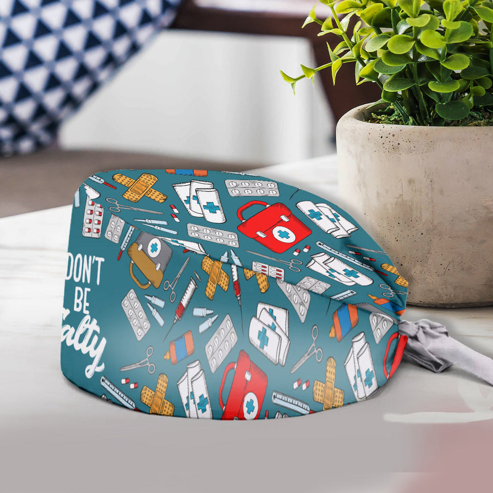 Don't Be Salty - Personalized Nurse Scrub Cap