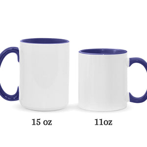 A Big Piece Of My Heart - Personalized Memorial Accent Mug