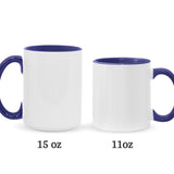 A Big Piece Of My Heart - Personalized Memorial Accent Mug