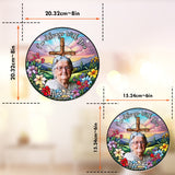 Je suis toujours avec toi - Ornement commémoratif personnalisé à suspendre à la fenêtre, attrape-soleil 