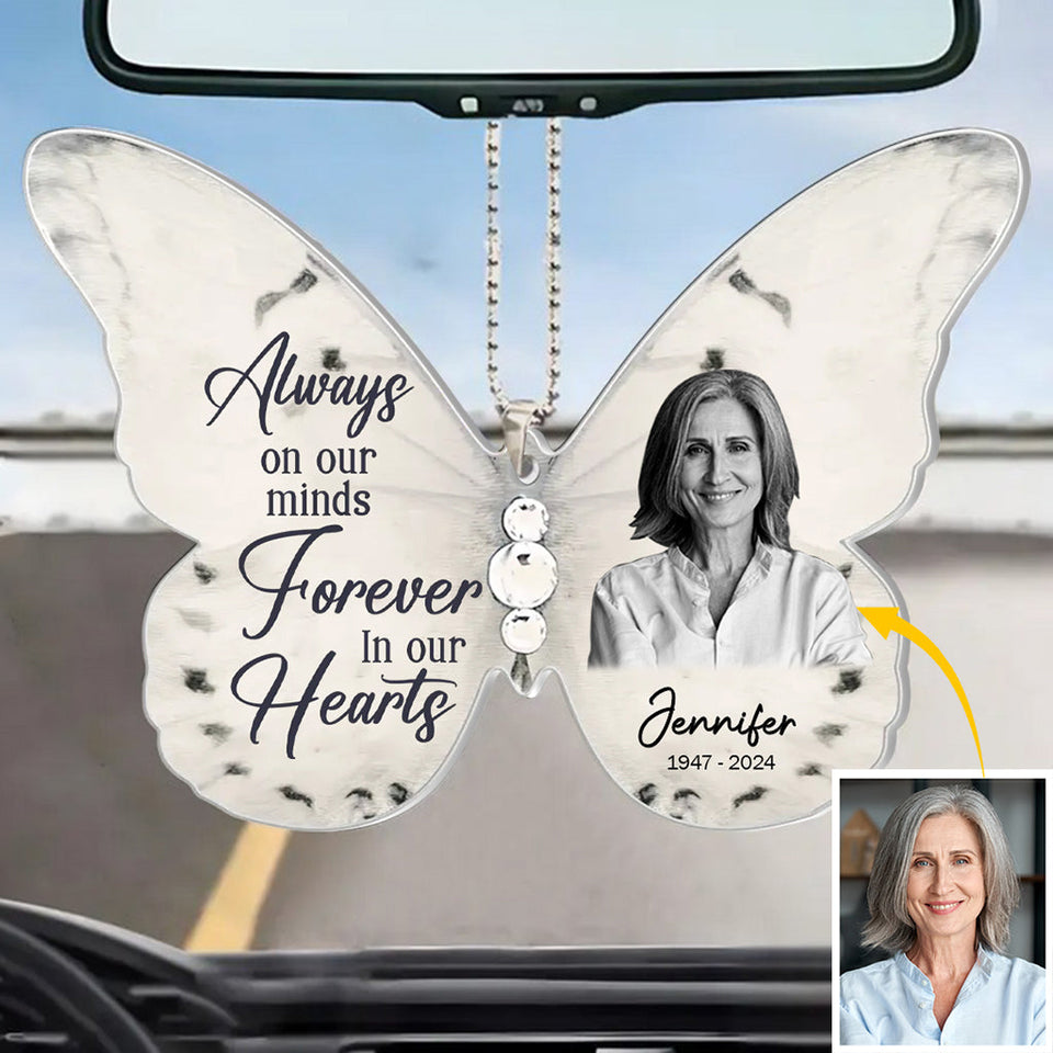 I Have You In My Heart - Personalized Memorial Car Ornament