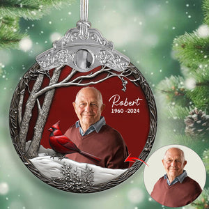 En souvenir de - Ornement commémoratif vintage personnalisé