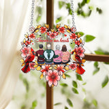 Forever In Our Heart - Personalized Memorial Window Hanging Suncatcher Ornament