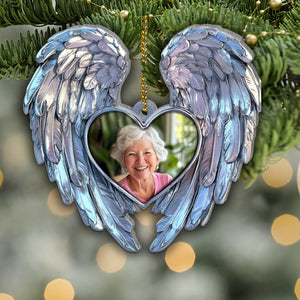 Forever In My Heart - Personalized Memorial Shaped Aluminium Ornament (Print On Both Side)