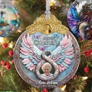 En souvenir de - Ornement commémoratif vintage personnalisé