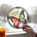 Dieu dit que tu l'es - Ornement attrape-soleil chrétien personnalisé à suspendre à la fenêtre 