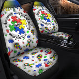 Autism Awareness - Personalized Autism Awareness Seat Covers