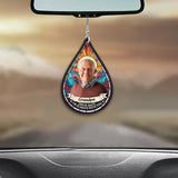 Conduis prudemment, je suis toujours avec toi - Ornement de voiture commémoratif personnalisé « Je suis toujours avec toi »