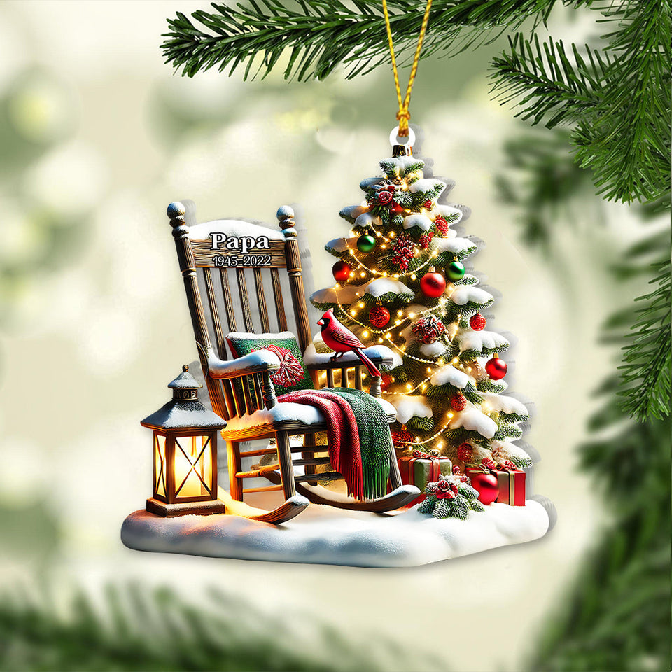 Christmas In Heaven - Personalized Memorial Ornament