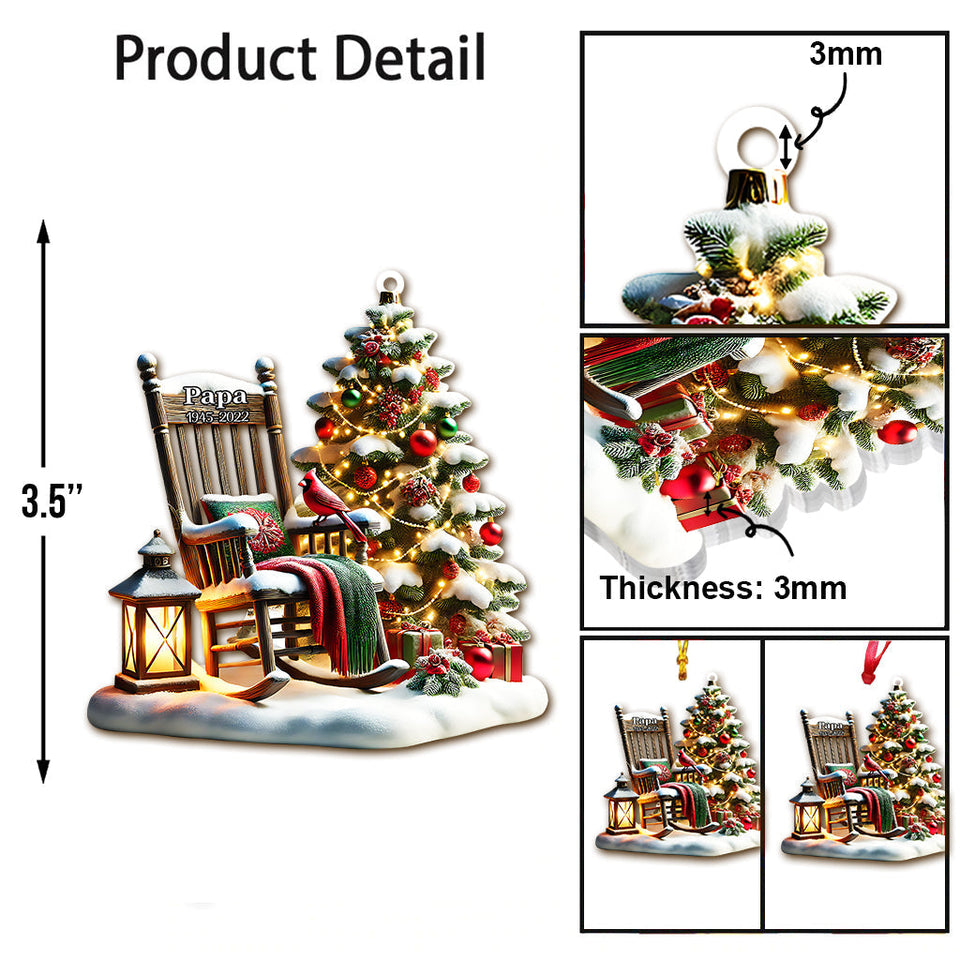 Christmas In Heaven - Personalized Memorial Ornament