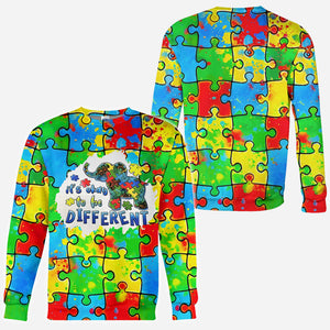 Its Ok To Be Different - Autism Awareness All Over Shirt