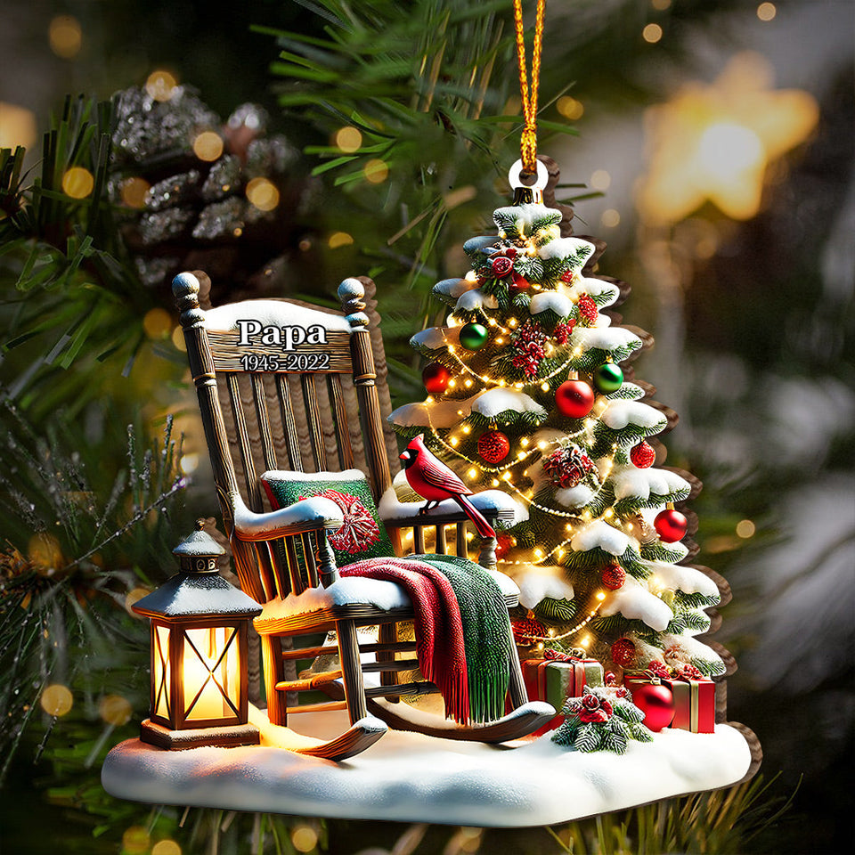 Christmas In Heaven - Personalized Memorial Ornament