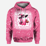 En octobre, nous portons du rose pour sensibiliser au cancer du sein : sweat à capuche et legging