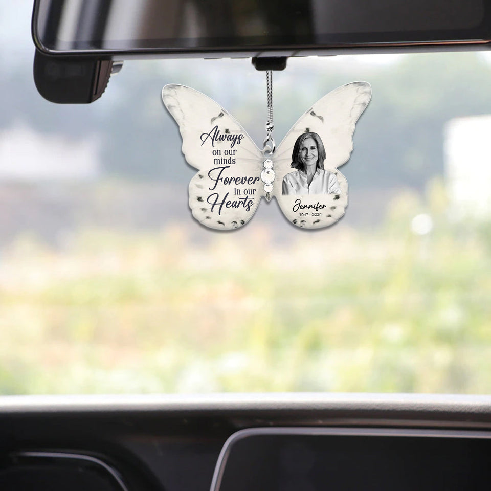 I Have You In My Heart - Personalized Memorial Car Ornament