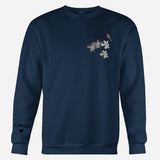 Memorial Butterfly Dragonfly Heaven Feather - Personalized Memorial Embroidered Sweater