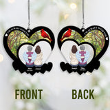 Je suis toujours avec toi - Ornement de voiture transparent commémoratif personnalisé « Je suis toujours avec toi »