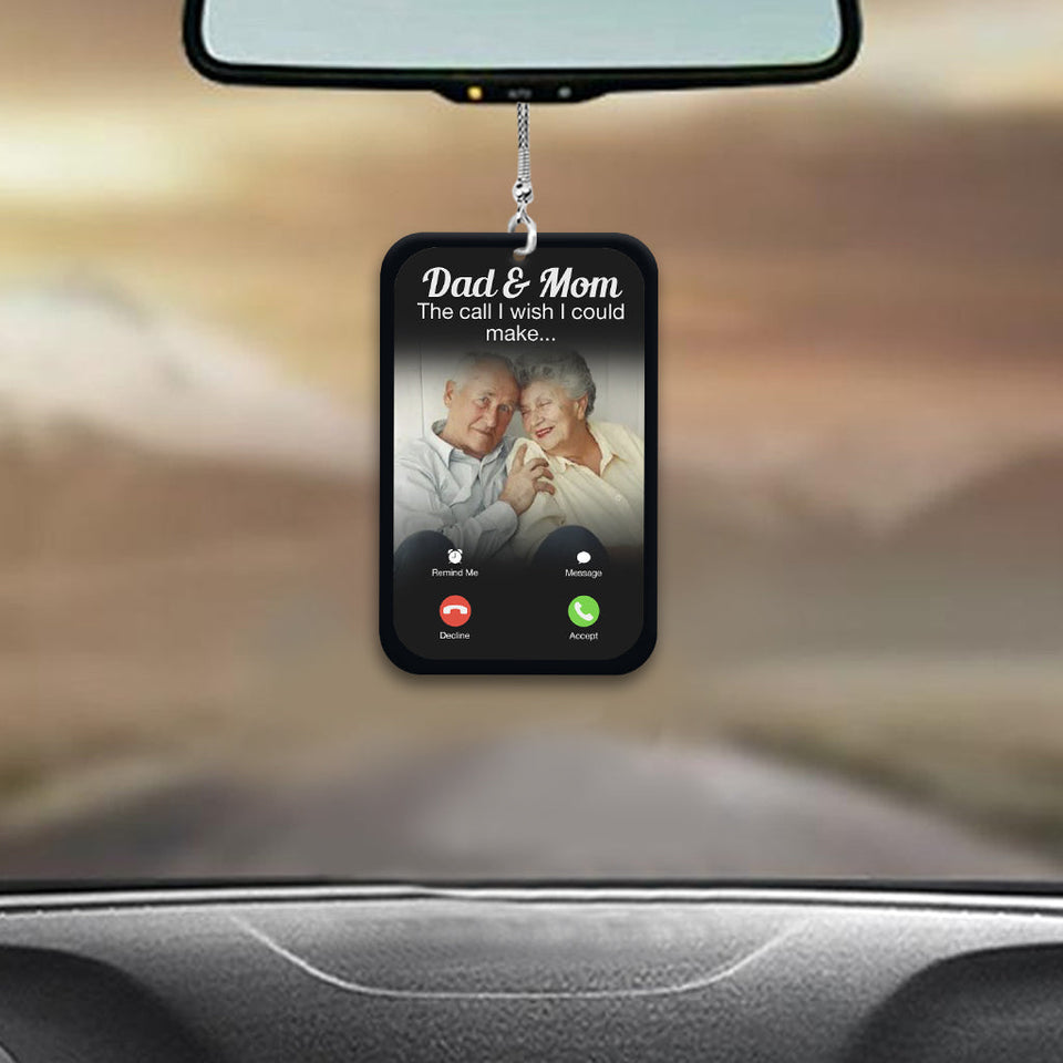 Drive Safe We Are Watching You From Heaven - Personalized Memorial Car Ornament