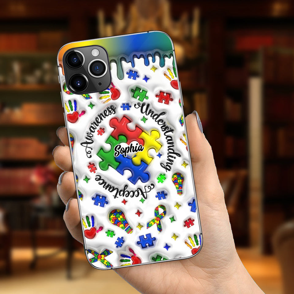 Autism Awareness - Personalized Autism Awareness Phone Case