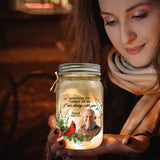Je suis toujours avec toi - Lampe commémorative personnalisée en bocal Mason