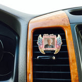 En souvenir de - Clip de pare-soleil de voiture personnalisé en forme de mémorial