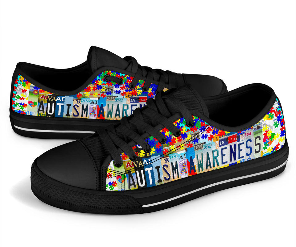 Chaussures basses de sensibilisation à l'autisme 0921