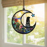 Remember Me - Memorial Window Hanging Suncatcher Ornament - Personalized Memorial Window Hanging Suncatcher Ornamentg 0924