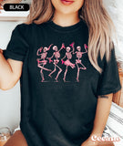 T-shirt et sweat à capuche « Squelettes dansants » pour la sensibilisation au cancer du sein 0924