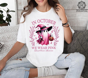 En octobre, on porte du rose - Sensibilisation au cancer du sein T-shirt et sweat-shirt 0924