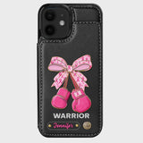 Warrior - Personalized Breast Cancer Awareness Wallet Phone Case
