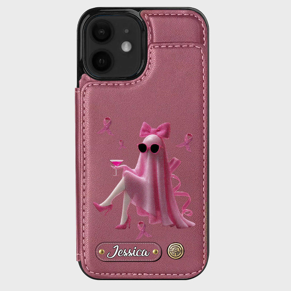 Pink Out - Personalized Breast Cancer Awareness Wallet Phone Case