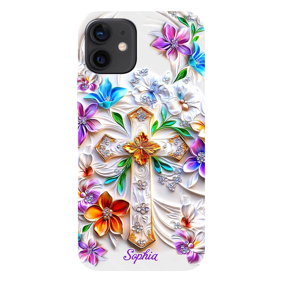 Croire - Coque de téléphone personnalisée avec impression chrétienne intégrale