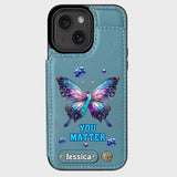 You Matter - Personalized Suicide Prevention Wallet Phone Case