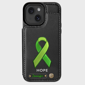 Hope - Personalized Mental Health Awareness Wallet Phone Case