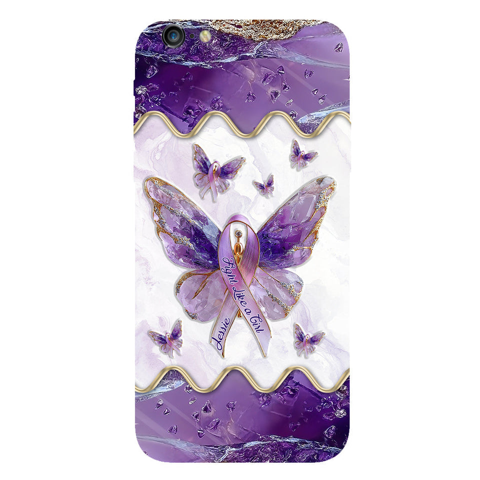Fight Like a Girl - Personalized Lupus Awareness Full Print Phone Case