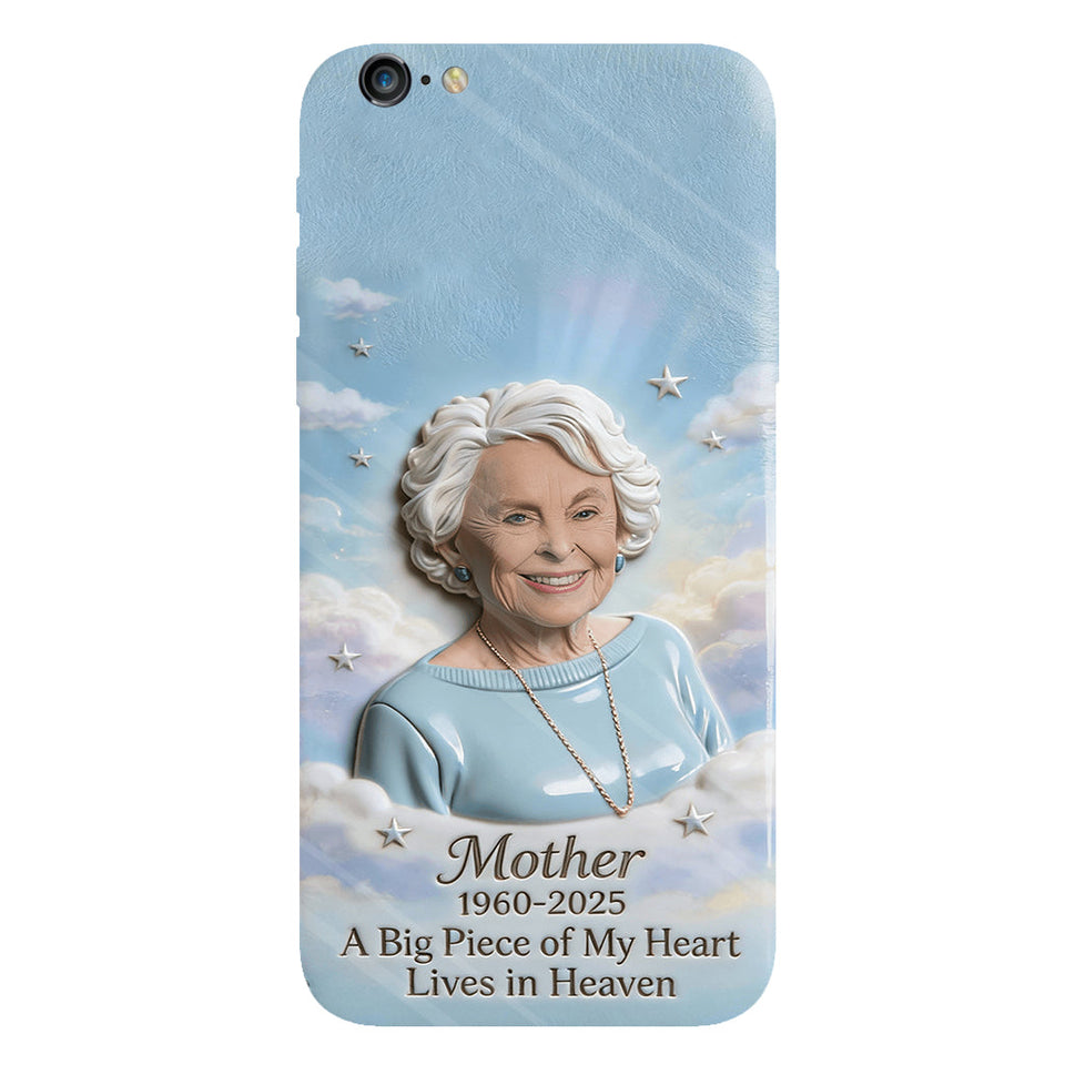 Custom Any Photo - A Big Piece Of My Heart - Personalized Memorial Full Print Phone Case