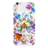 Croire - Coque de téléphone personnalisée avec impression chrétienne intégrale