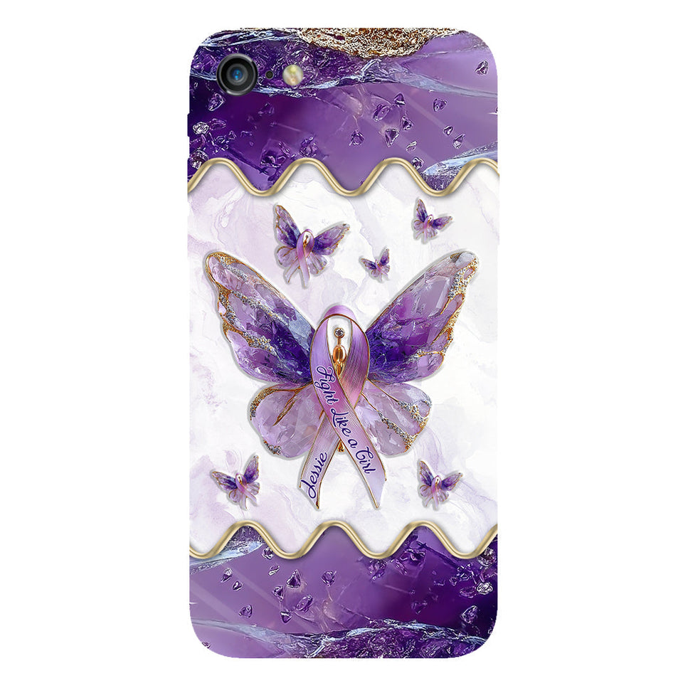 Fight Like a Girl - Personalized Lupus Awareness Full Print Phone Case