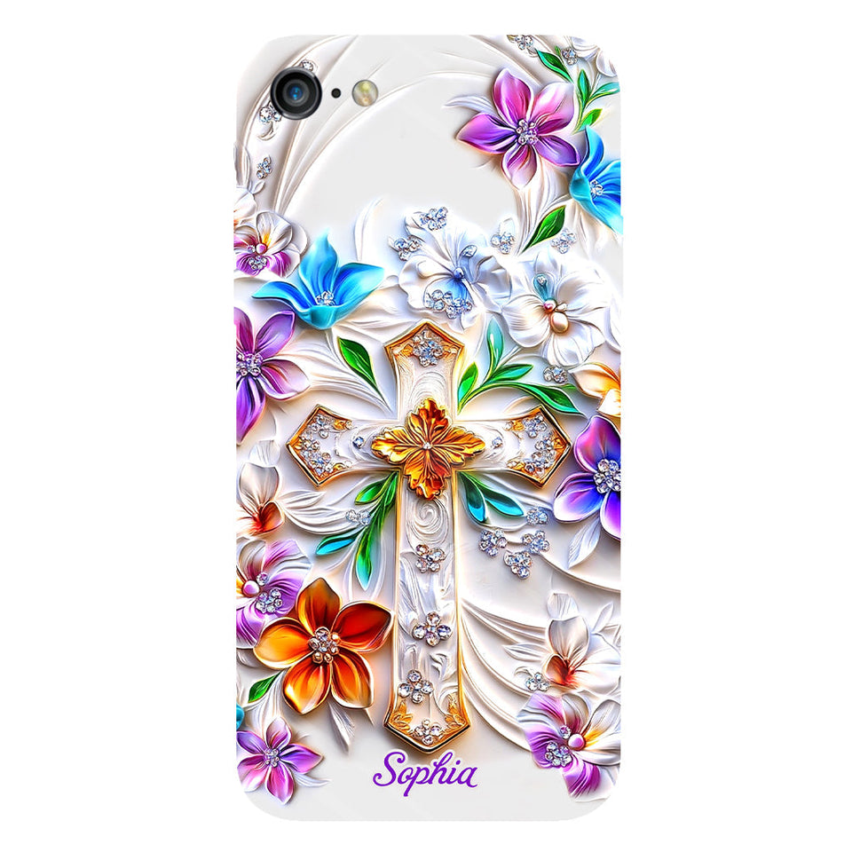 Croire - Coque de téléphone personnalisée avec impression chrétienne intégrale