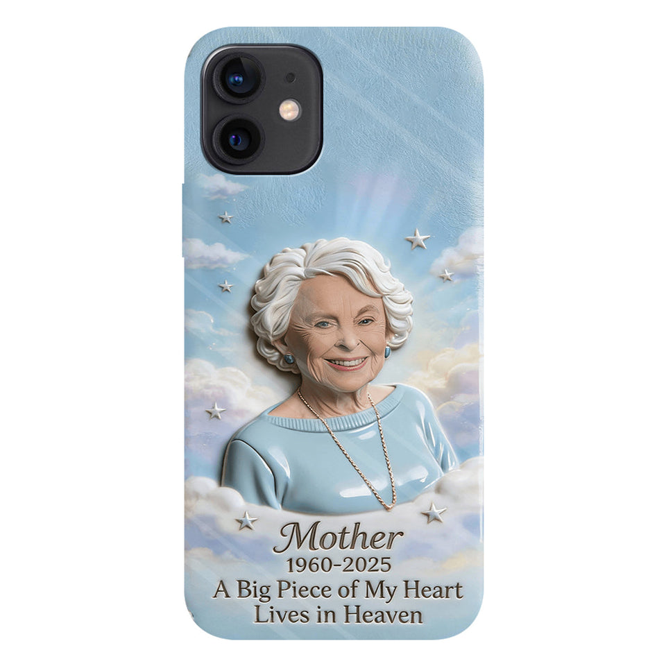 Custom Any Photo - A Big Piece Of My Heart - Personalized Memorial Full Print Phone Case