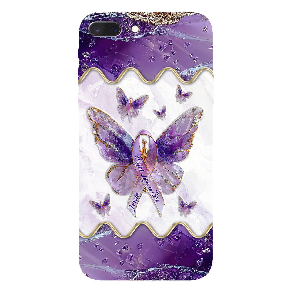 Fight Like a Girl - Personalized Lupus Awareness Full Print Phone Case