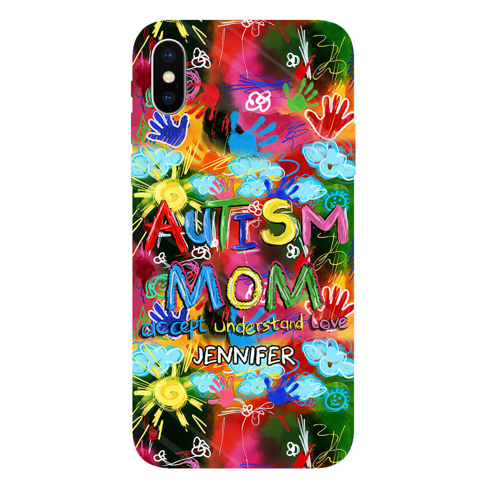 Autism Mom - Personalized Autism Awareness Full Print Phone Case