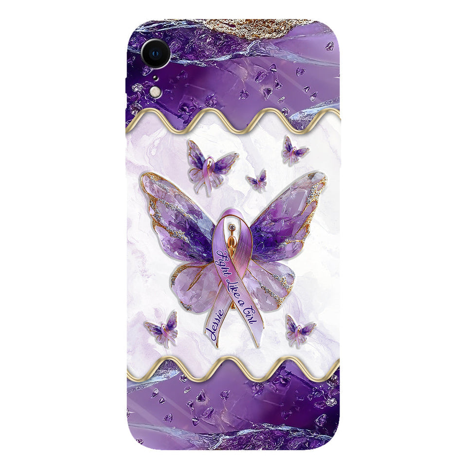 Fight Like a Girl - Personalized Lupus Awareness Full Print Phone Case