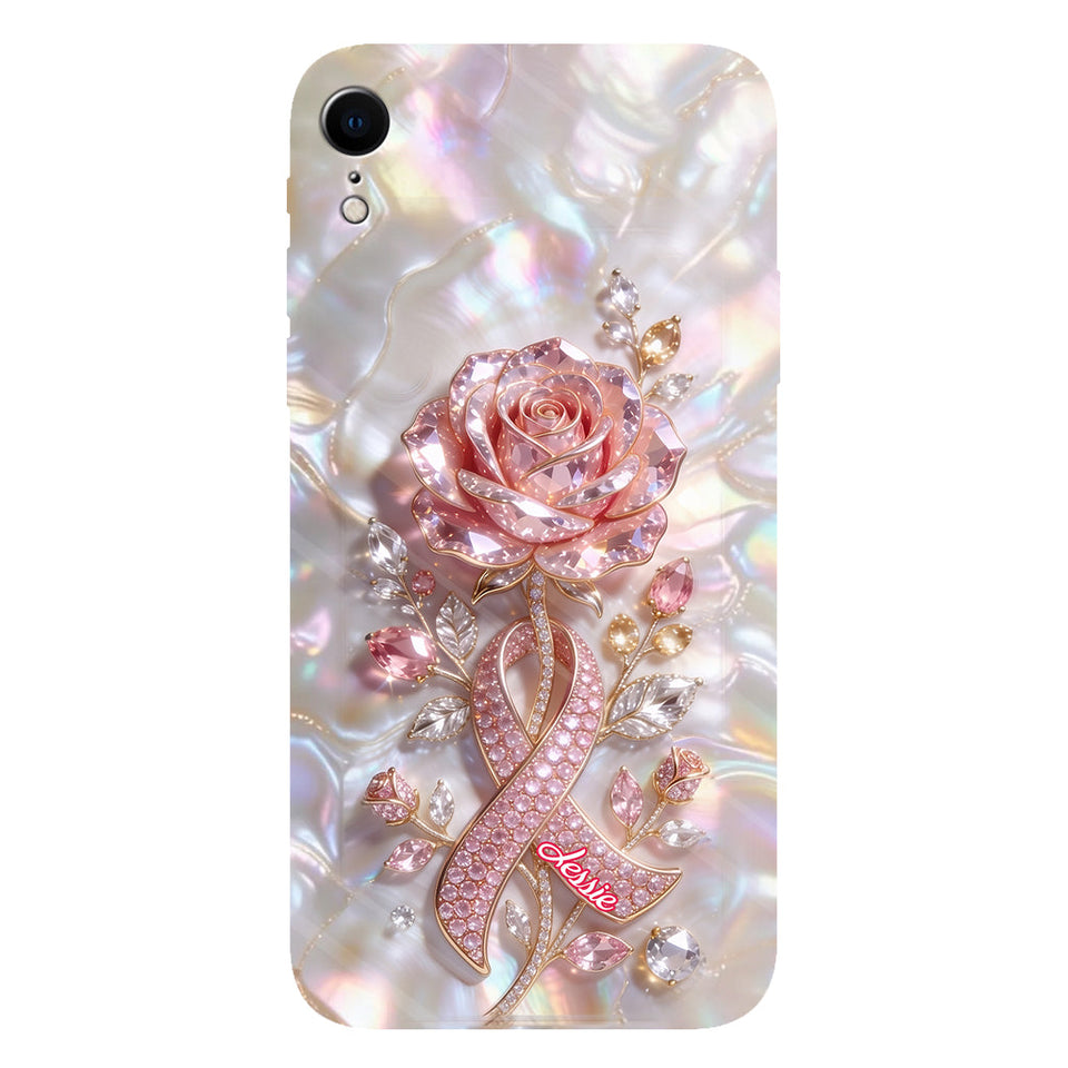 Faith Hope Love - Personalized Breast Cancer Awareness Full Print Phone Case