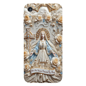 You Are Forever Protected By Mary - Personalized Christian Full Print Phone Case