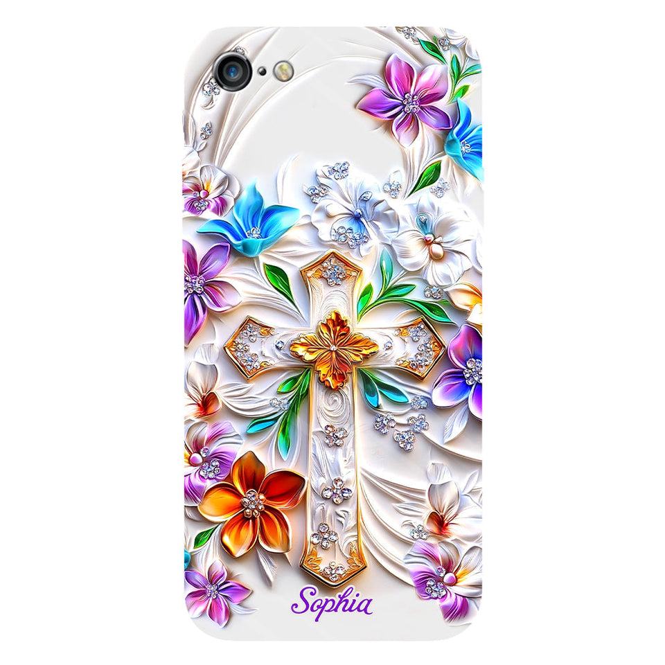 Croire - Coque de téléphone personnalisée avec impression chrétienne intégrale