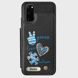Autism Awareness - Personalized Autism Awareness Wallet Phone Case