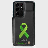 Hope - Personalized Mental Health Awareness Wallet Phone Case