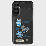 Autism Awareness - Personalized Autism Awareness Wallet Phone Case