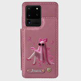 Pink Out - Personalized Breast Cancer Awareness Wallet Phone Case